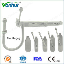 EN T Laryngoscopy Instruments Mouth Gag